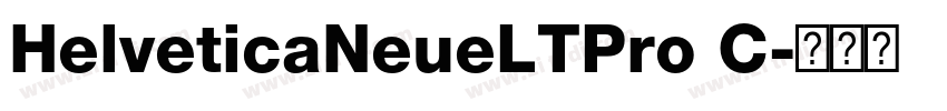 HelveticaNeueLTPro C字体转换